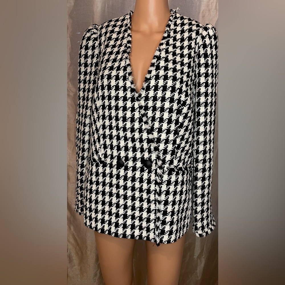 Express-houndstooth coat